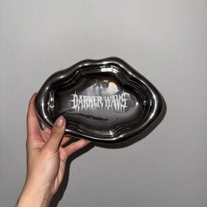 darker wavs silver tray